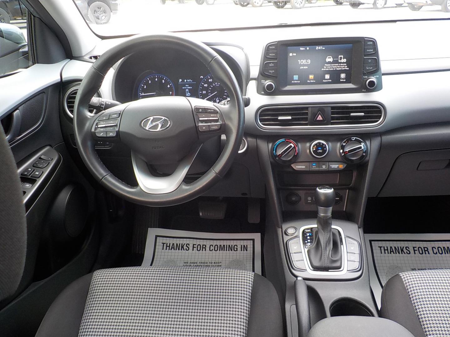 2021 Gray Hyundai Kona (KM8K22AA2MU) , Automatic transmission, located at 1617 W Church Street, Livingston, TX, 77351, (936) 327-3600, 30.710995, -94.951157 - WOW!! This thing is double sharp!! - Photo#13